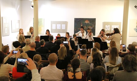 Nastop učencev GŠ Lenti. FOTO: Duško Benin