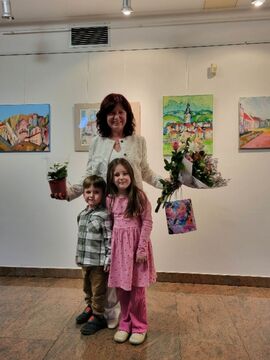 Ljubiteljska slikarka Karin Ščap.