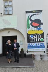 Otvoritev razstave Mirója