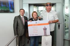 100.000. obiskovalka stolpa Vinarium Lendava