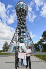 100.000. obiskovalka stolpa Vinarium Lendava