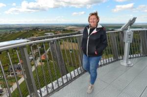 100.000. obiskovalka stolpa Vinarium Lendava