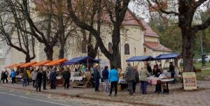 Domača tržnica v mestnem jedru